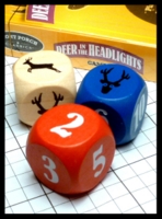 Dice : Dice - Game Dice - Deer in the Headlights by University Games 2013 - LB Gift Aug 2016